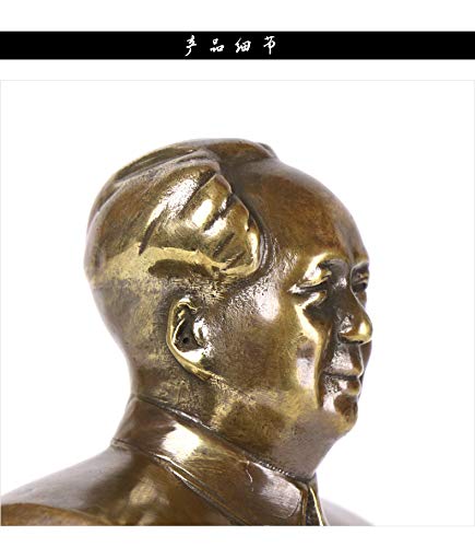 Amazon.co.jp: ORZKEY 純銅 毛沢東主席 胸像 家庭装飾 工芸品